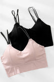 Women Ice Silk Hollow Back Latex Sports Bra