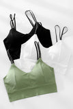 Women Ice Silk Hollow Back Latex Sports Bra