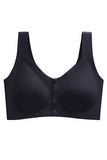 3 Pieces Women Sexy Ice Silk Front Closure Wire-free Bra