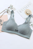 Women Cute Lace Wire-free Push up Bra