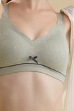 Women Cute Lace Wire-free Push up Bra