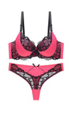 Women Sexy Lingerie Set - Lace Bra and Panty Set Bralette Sleepwear