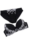 Women V-cut Neckline Bra And Panty Sets