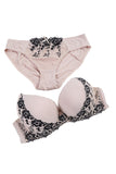 Women V-cut Neckline Bra And Panty Sets