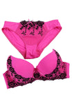 Women V-cut Neckline Bra And Panty Sets