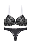 Women Sexy Lace Underwire Bra And Panty Sets