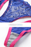 Women Sexy Lace Underwire Bra And Panty Sets