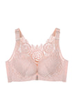 Sexy Front Clasps Design Rose Lace Beauty Back Bra