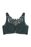 Sexy Front Clasps Design Rose Lace Beauty Back Bra