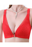 Sexy Front Clasps Design Rose Lace Beauty Back Bra