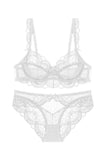 Sexy Full Lace Cut-Out Bra And Panty Sets