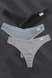 3PCS/Set G-string Cotton Panties