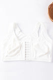 Seven-row Clasps Front Closure Sports Bra