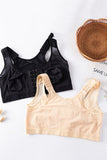 Seven-row Clasps Front Closure Sports Bra