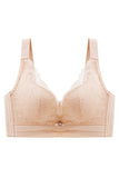 Women Comfortable Smooth Lace Trim Bras