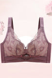 Women Comfortable Smooth Lace Trim Bras