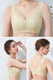 Women Plus Size Seamless Smoothing Full Coverage Minimizer Lace Bra