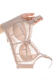 Women Soft Smoothing Wireless Full Coverage Minimizer Lace Bra