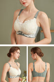 Women Wireless Full Coverage U-shaped Back Bra