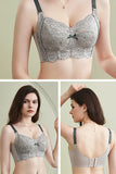 Comfortbal Plus Size Full Coverage Wire-Free Lace Bra