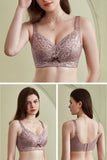 Full-coverage Contour Bra Wire-free Cups With Mesh