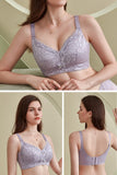 Full-coverage Contour Bra Wire-free Cups With Mesh