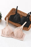 Women Full Coverage Soft Underwire Unlined Minimizer Lace Bra