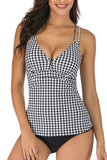 Hollow Out Swimsuits Criss Cross Deep V Neck Bathing Suits