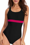 Women Conservative Athletic One Piece Training Swimsuit