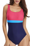 Women Conservative Athletic One Piece Training Swimsuit