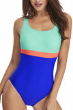 Women Conservative Athletic One Piece Training Swimsuit