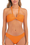 Women Halter O-ring Bikini Two Piece Bathing Suits