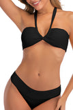 Women Halter O-ring Bikini Two Piece Bathing Suits