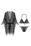 Sexy lace transparent Bohemian style women suspender sexy underwear pajamas nightdress